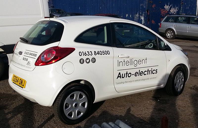SignsStandard's tweet photo. Here's a car we've sign written for @I_Autoelectrics #standardsigns #newport #vehiclegraphics #branding #design http://t.co/JpLpqrHYsK