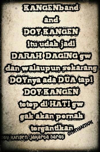 officialdoy's tweet photo. @Tama_Kangen @KANGENband_ @positifartmusic @izzynewkangen @ReyhanGitha @DiantaRranya @bebeblubuk @baimkangen24 http://t.co/K7ypCj6f9U