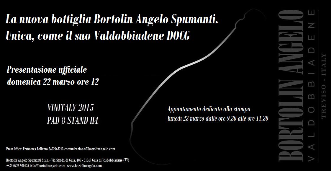 BortolinAngelo's tweet photo. Domenica 22 marzo al Vinitaly PAD 8 STAND H4 vi presentiamo la nostra nuova originale bottiglia di #ValdobbiadeneDocg http://t.co/7GBeU6grFy