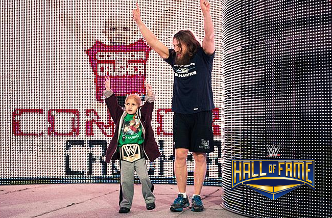 WWEUniverse's tweet photo. RT if you're starting your morning #ConnorStrong! 
@ConnorsCure #ConnorTheCrusher  @WWEDanielBryan http://t.co/PfEhEBRzez