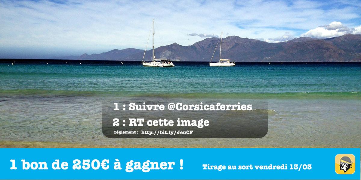 A vous de jouer !!! #jeu #contest #corsica 
Follow et RT pour gagner un bon de 250€ !