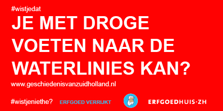 Hou jij ook zo van de Waterlinie? RT en maak kans op het Oude Hollandse Waterliniemagazine! geschiedenisvanzuidholland.nl/verhalen/erfgo…