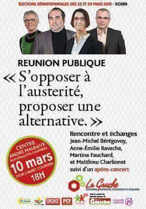 eelvrouen's tweet photo. Ce soir 18h centre André Malraux: reunion publique avec les candidats #cantonEst, suivi d'un moment festif #Rouen http://t.co/G13v2RzoYe"