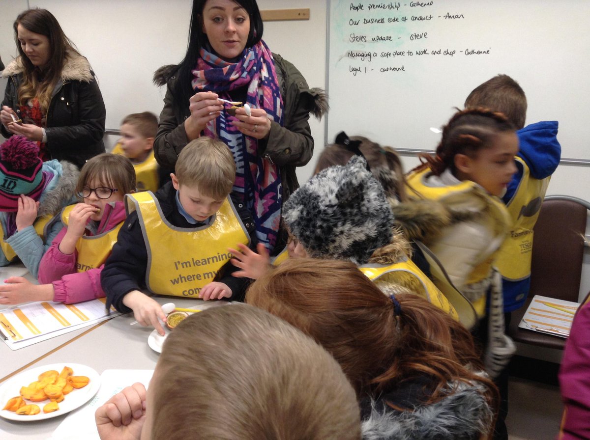 Class 2 had a great time visiting <a href="/6286Queensbury/">Tesco Queensbury</a> Tesco to learn about the journey of our food from #farmtofork