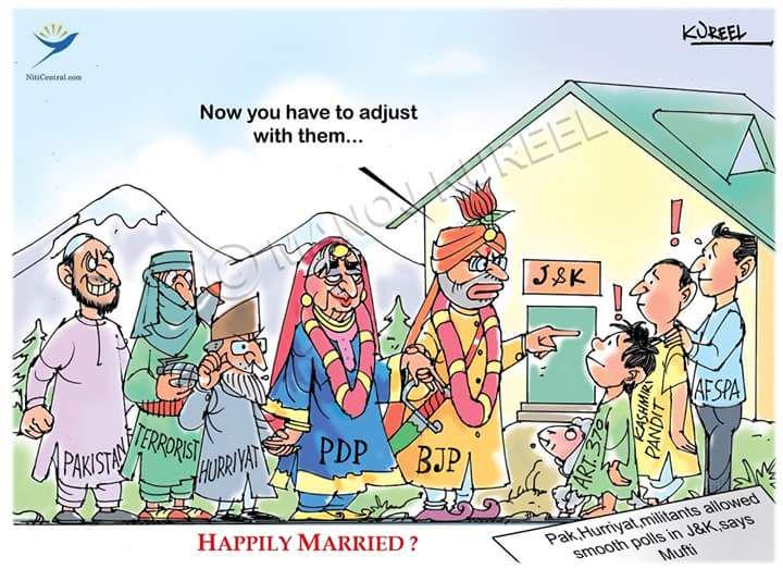 buphindersingh's tweet image. ---
---
Wth a happy married,bjp,pdp.....