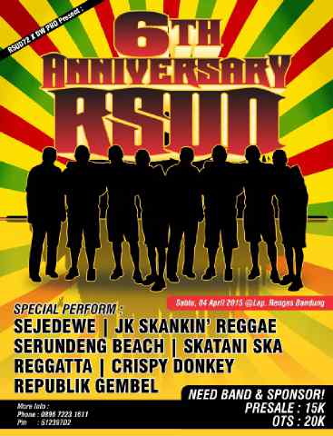 SasakOFFICIAL's tweet photo. 6th ANNIVERSARY RSUD ,live Lap.Rengas Bandung ,Cikarang with @SJDWofficial @JK_Cikarang @SerundengBeach @Skatani_SKA http://t.co/LHsxL5rMKA
