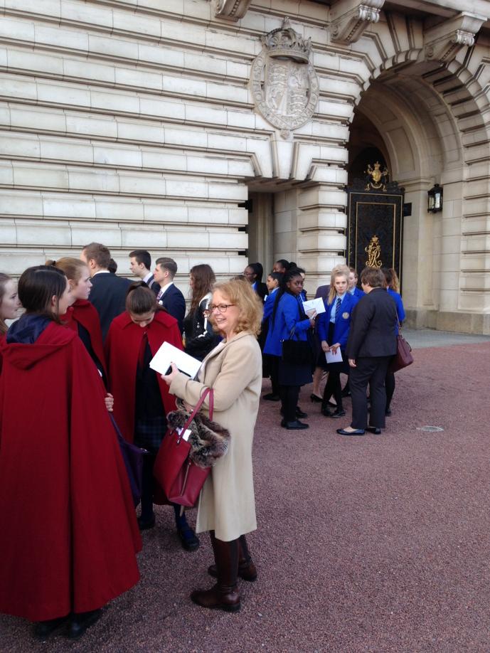 PJFeducation's tweet photo. #TiS2014 finalists all waiting to go into the palace! #exciting http://t.co/JIOTEUXH91