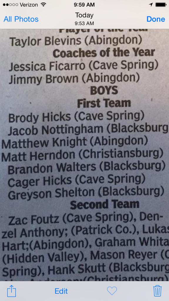 Amyshelton24's tweet photo. Congrats 1st team Conference 32! @GraysonShelton1 @BWalters_11 @_JNOTT_ @CagerHicks @MattHerndon2 @brodyhicks5 👊🏀 http://t.co/zTNJcoq5bu