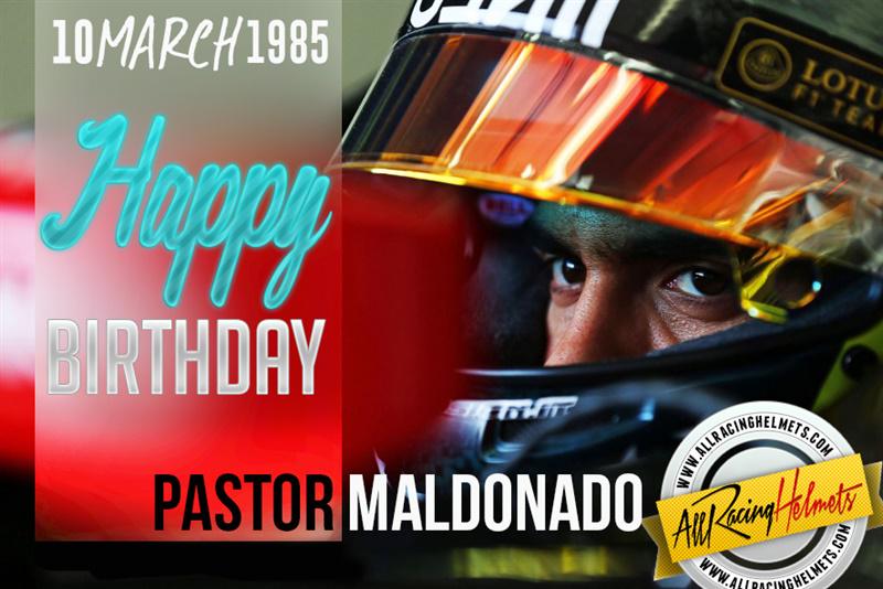 We wish Pastor Maldonado a happy birthday! 