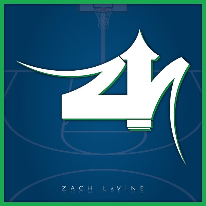  a custom logo and a Happy Birthday to slam dunk champ Zach LaVine!!  