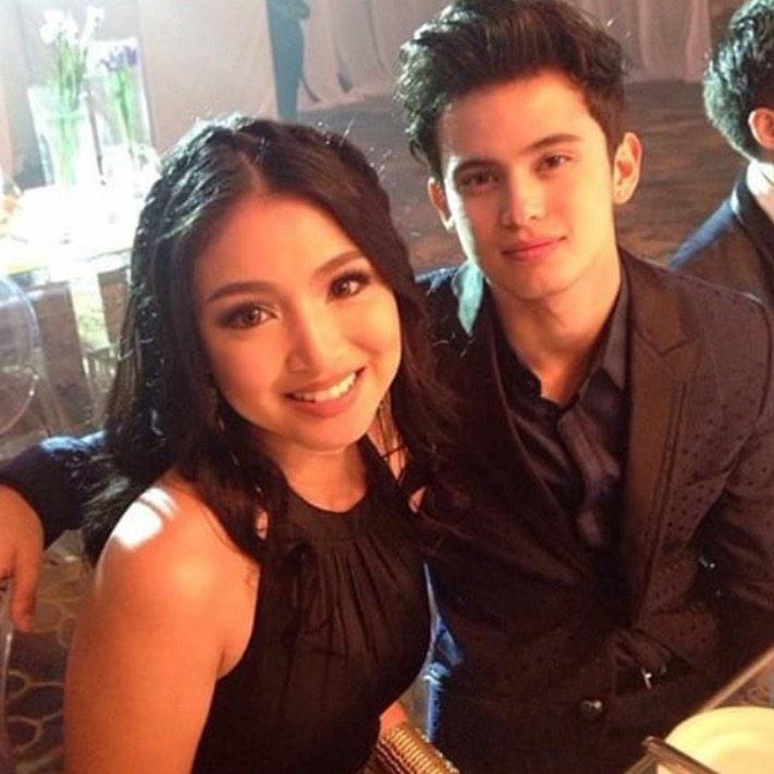 \" Nadine Lustre and James Reid at   Happy Birthday Julia Barretto 