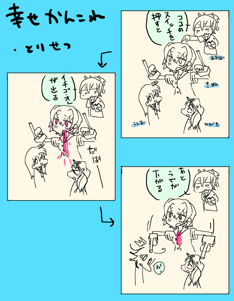 視界が回る位酔って楽しくなって描いた艦これです 