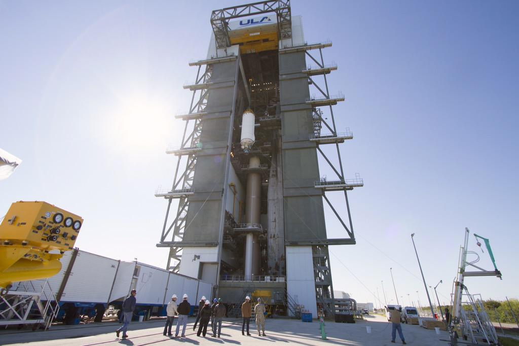 NASA's tweet photo. Weather for @NASA_MMS launch Thurs night is 70% 'go'. Learn more at 1pm ET today on NASA TV: http://t.co/VyTMJWFadq http://t.co/MxEMjScZGW