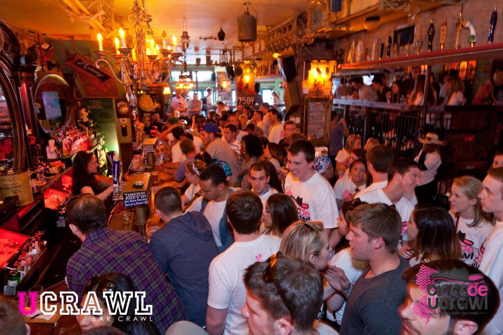 UCrawlBarCrawl's tweet photo. @JohnnyMacs_NJ during last years #UCRAWL #BarCrawl, think we can fit a few more in this year? http://t.co/hPNqkndv7m http://t.co/MWKM48tG7v