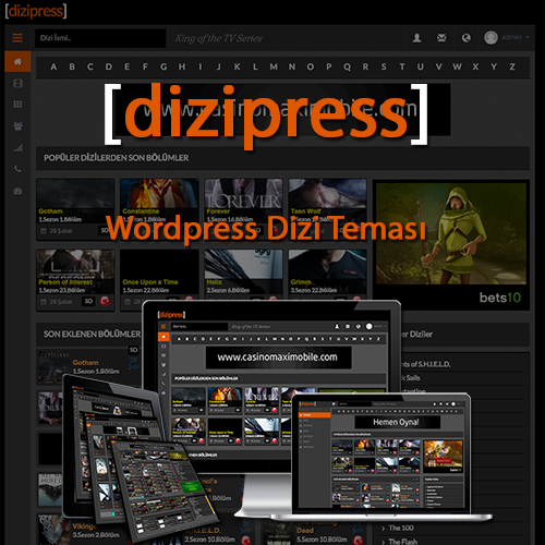 Dizi Press Wordpress Dizi Teması turkthemes.com/shop/dizipress… #wordpress #diziteması #wordpresstema
