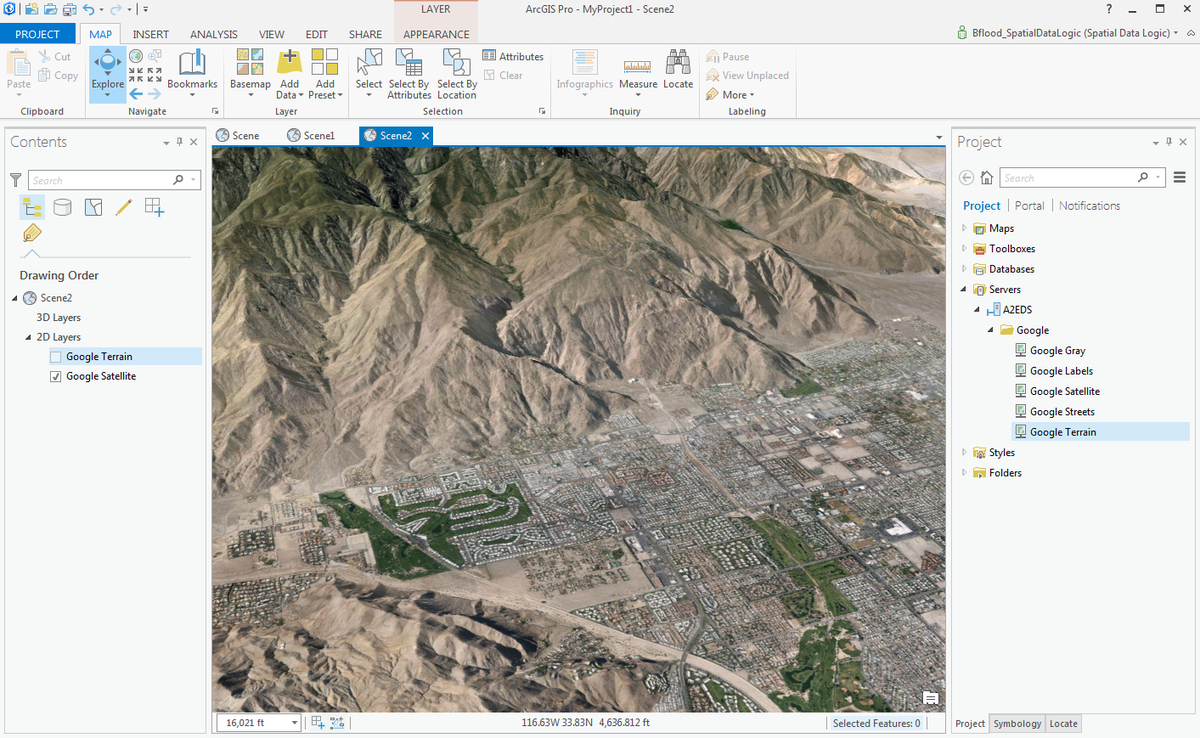 Arc2Earth's tweet photo. Arc2Earth Google Maps layers coming to @ArcGISPro soon #devsummit http://t.co/T1z8bWda17