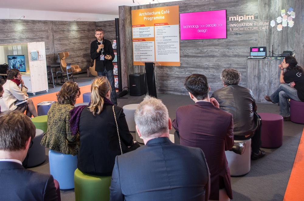 Modelur's tweet image. Carlo Ratti of #MIT talks about @SenseableCity and #unpredictability at #MIPIM 2015. Very inspiring! @crassociati