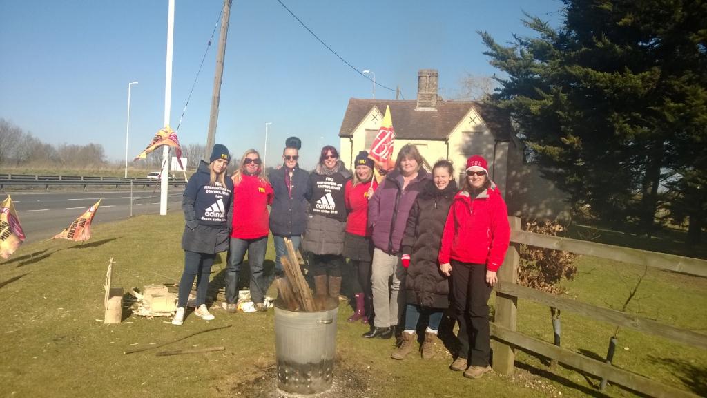EssexFBU's tweet photo. #EssexFBU Control #FBUPicket #Day1 #NotGoingAway #Solidarity http://t.co/BpFssWOPeY
