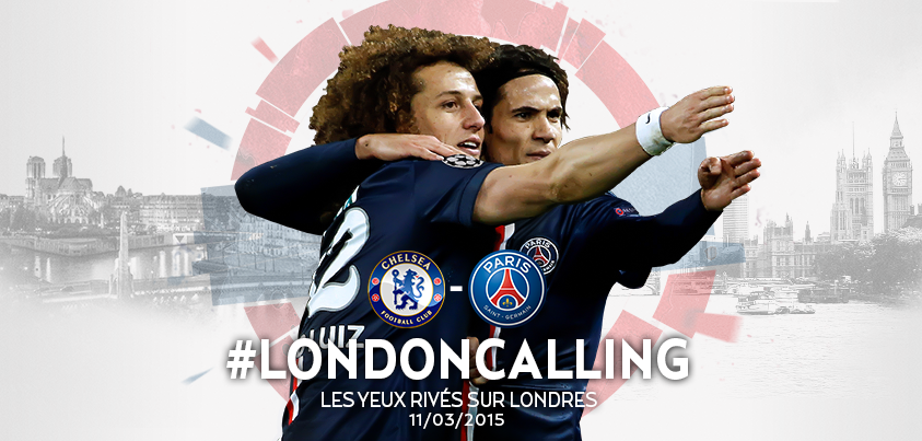 PSG_inside's tweet photo. J-1 : Les yeux rivés sur Londres. #LondonCalling http://t.co/i5MirglJrg