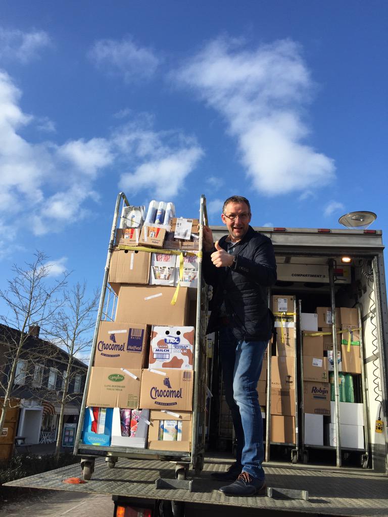 1e container met Jumbo vracht gelost😃👊 en nog 164 volgen😳👌Wees welkom 18 maart 9.00 uur Grvjan