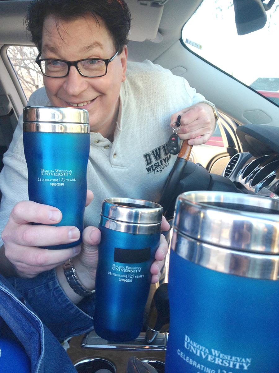 DakotaWesleyan's tweet photo. Randy Sprung is off to Branson, Mo., for the men's basketball NAIA Division II Tournament! Go Tigers! @dwusports http://t.co/gSUcvFeyD1