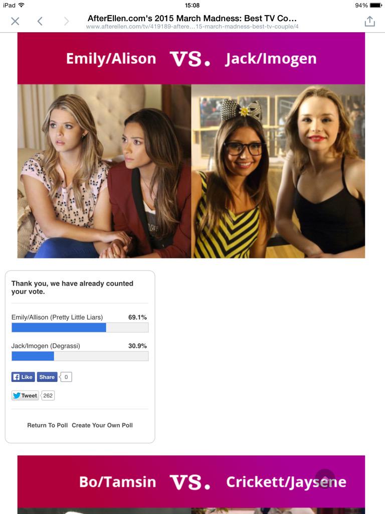 CerysBlackmore's tweet image. @emisonqueen this can't be happening Emily and Alison are much cuter Paige and Emily are just...no #Emison4life