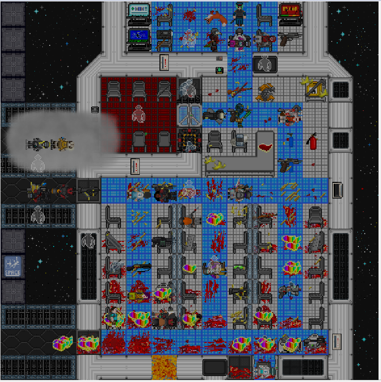 Yogstation_13's tweet image. shuttle from HONK! hell