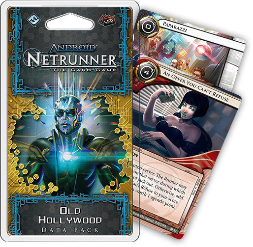 FFGames's tweet image. The glitz of Old Hollywood awaits! Get your taste of fame in this #AndroidNetrunner Data Pack. fantasyflightgames.com/en/news/2015/3…