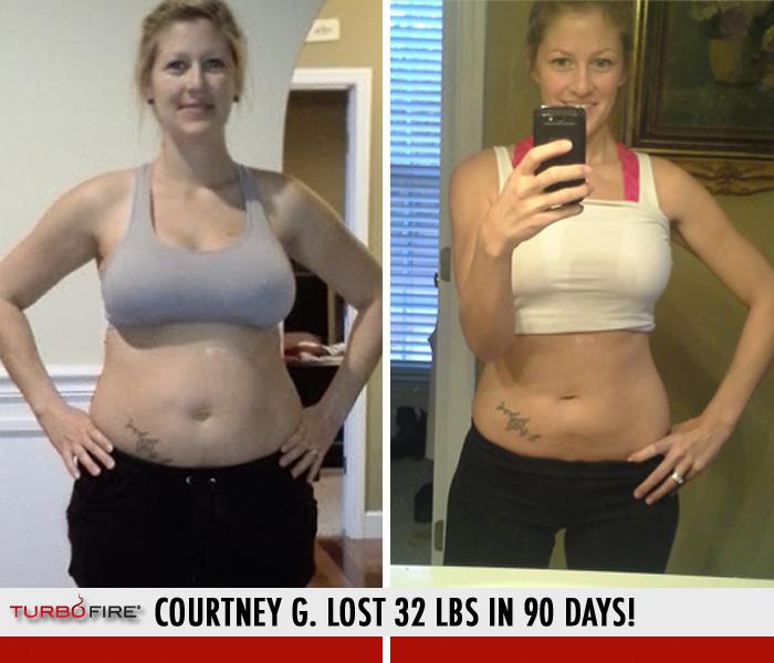 TurboFire's tweet photo. #TransformationTuesday  Courtney G. lost 32 lbs in 90 days with Turbo Fire!

http://t.co/6SD71riAiQ http://t.co/kEzIr8Cn32