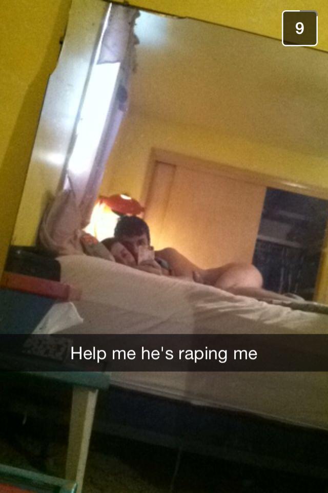 ks_snapchat's tweet photo. Ok I was not raping her. She wanted it. http://t.co/qPcY49lcfG