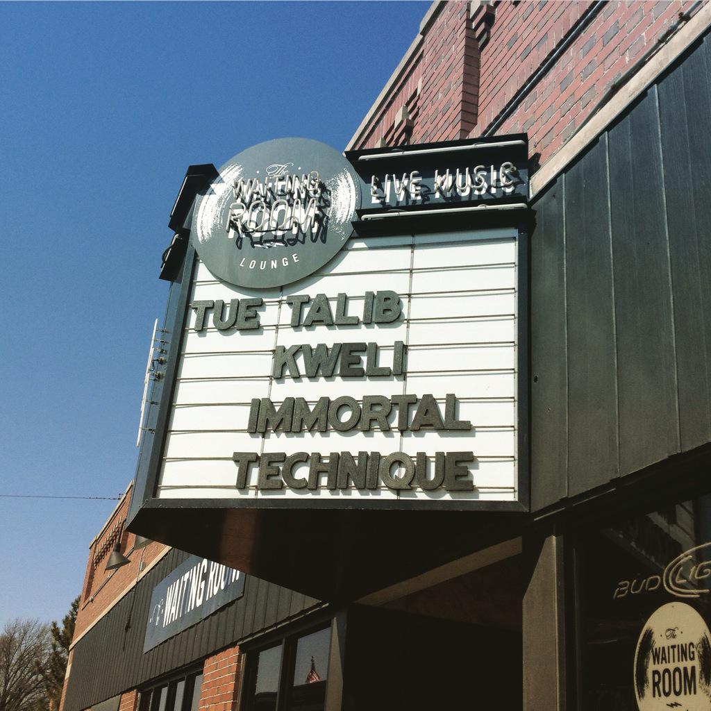 ImmortalTech's tweet image. Back in sunny Omaha with @TalibKweli #PeoplesChampionsTour See you tonight only a few tickets left!