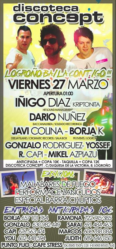@hugopitinguito <a href="/DFrecordsplus/">Lele</a> <a href="/amanci16/">Only from my queen🦁</a> RECOMENDAMOS 100% la fiesta de este VIERNES 27 MAR @ CONCEPT (LOGROÑO)
