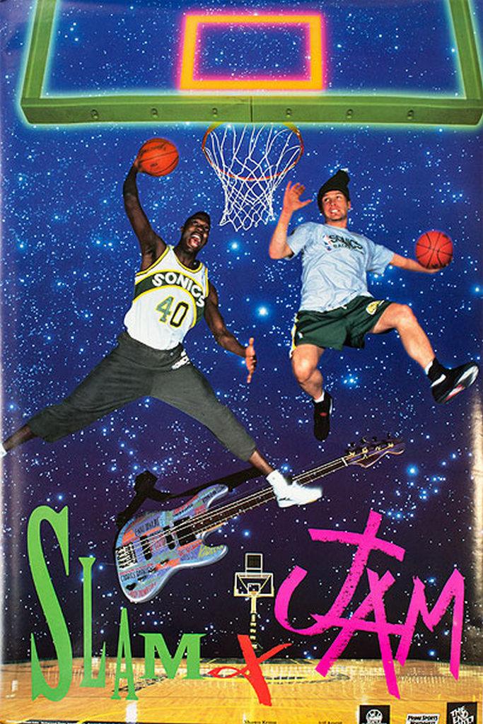 Tri_Offense: Happy birthday to PearlJam\s Jeff Ament (below, not Shawn Kemp): 