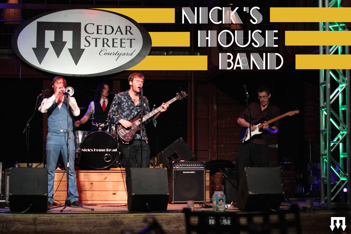 CedarSt's tweet photo. @NicksHouseBand will be providing the smooth jams for you guys tonight! #nickshouseband #atx #livemusic http://t.co/6VPdJc0Mie
