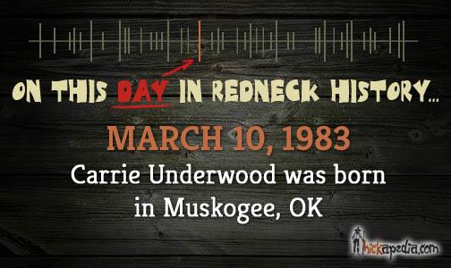 Happy birthday to Carrie Underwood !  