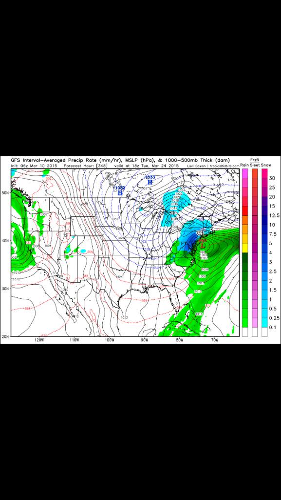 Weather_Expert_'s tweet image. Storm has shifted down to MD we will still monitor!  Two weeks out still