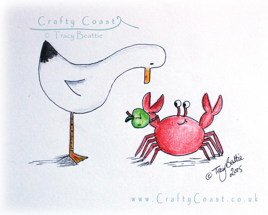 Max the Crab was so proud of his #AppleWatch - Archie the Gull didn't have the heart to tell him it wasn't quite real