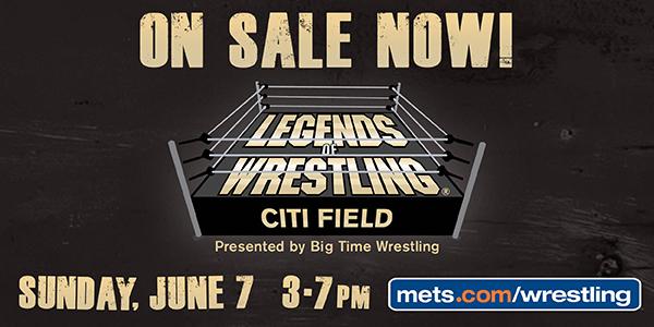 CitiField's tweet image. #LegendsofWrestling will be at #CitiField 6/7! Don't miss out! Get your tix now! @UncleLouie atmlb.com/1F7ICi5