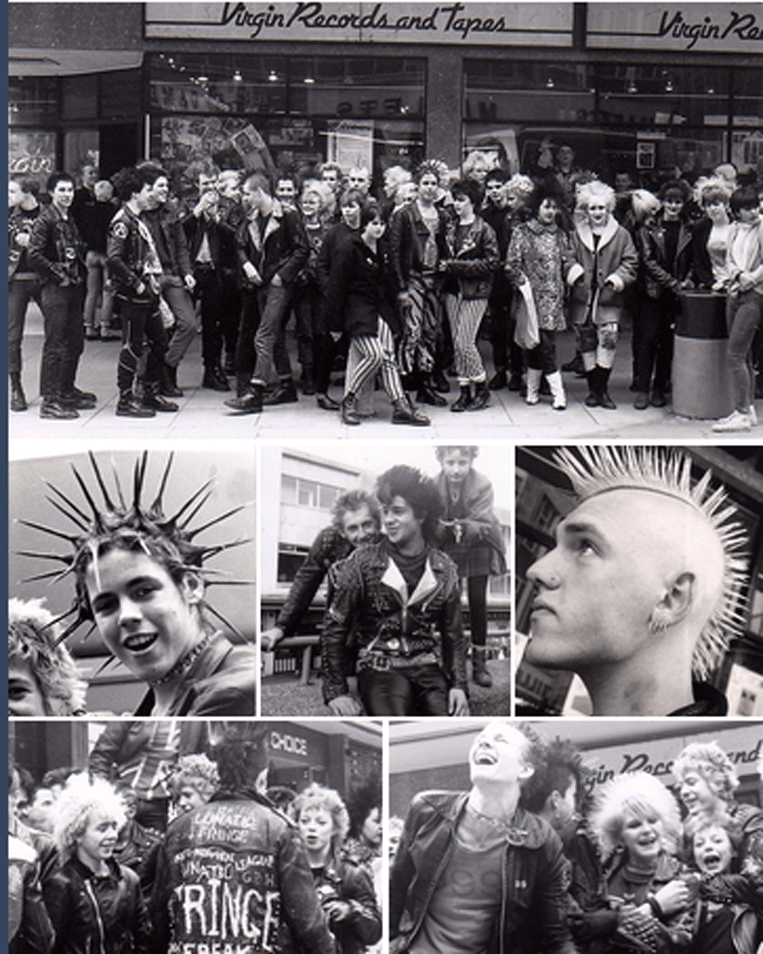 PunKandStuff's tweet photo. Bristol punks, 1980-1982. @Virgin http://t.co/c0ZiQxrWYA