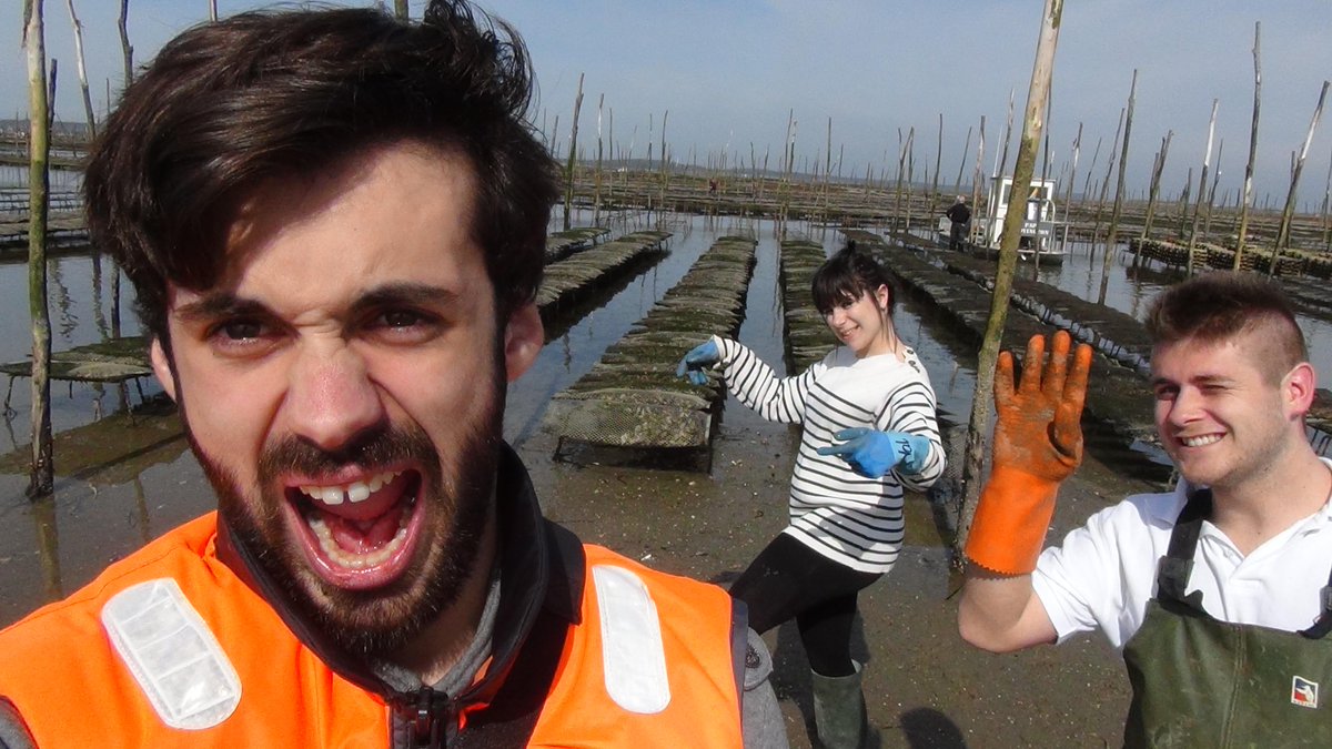 JeremyBurdigala's tweet image. Tournage documentaire &quot;De la production à la consommation&quot; sur le monde Ostréicole ! #IUT #Projet #WebDocu #Arcachon