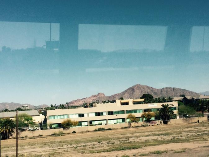 CSUSMS's tweet image. All safe in Phoenix. Camelback mountain behind us as we head to Sedona