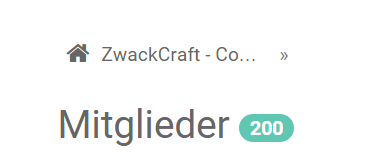 ZwackCraft's tweet photo. Wir freuen uns euch mitteilen zu können, das wir im Forum den 200 User begrüßen dürfen. Euer ZwackCraft Team http://t.co/jrn45gVTUI