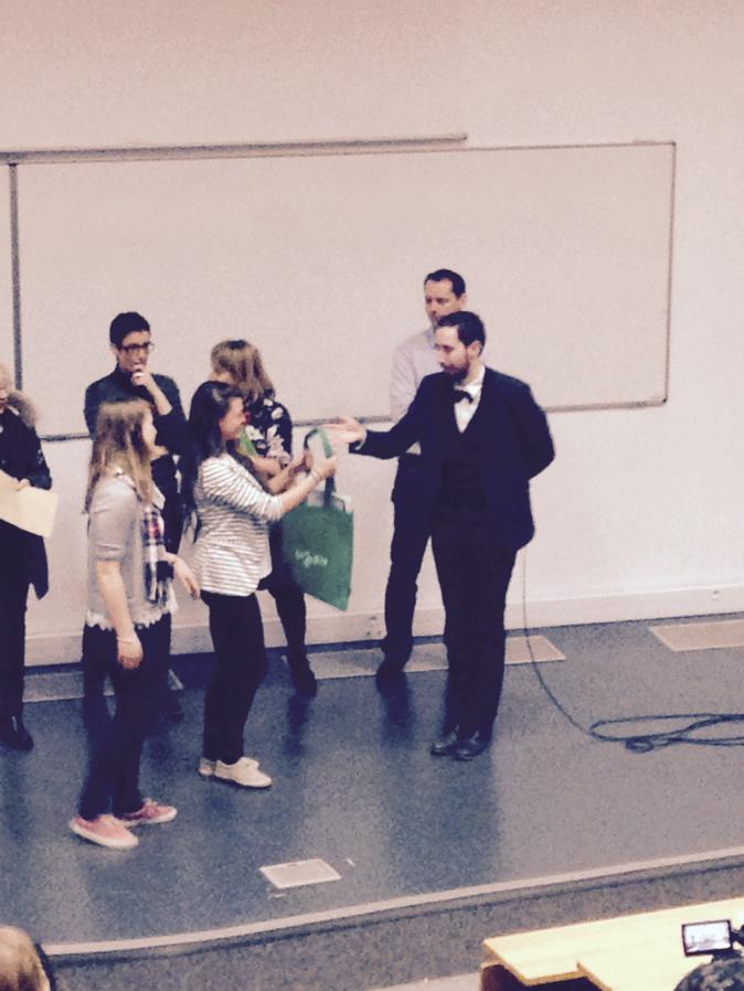 InfocomCaen's tweet photo. "Bully" remporte le prix du meilleur scénario et le prix de l'organisation ! http://t.co/MSuC8epOLe