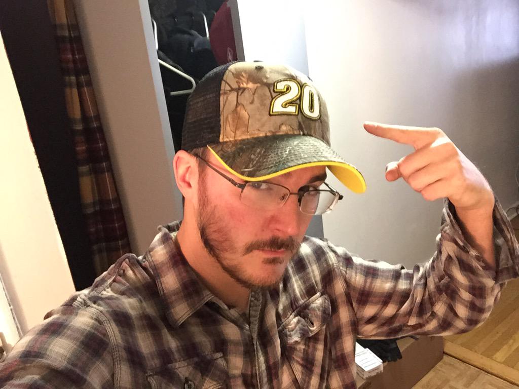 Happy Birthday to Matt Kenseth! Got my new hat. Ready for Phoenix. 