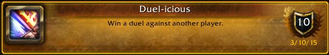 ilikefifa13's tweet photo. I just earned the [Duel-icious] Achievement! #Warcraft http://t.co/iZhN0d0Agm
