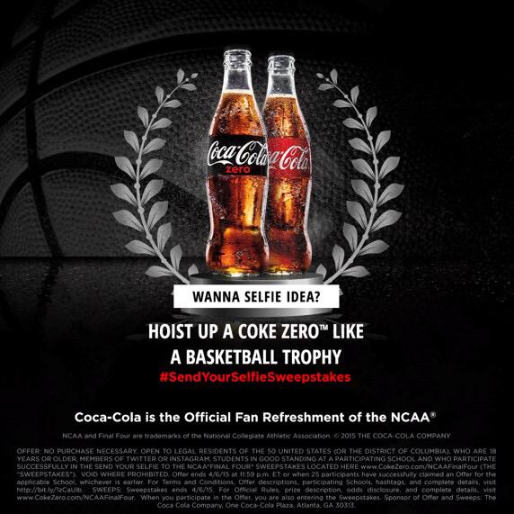 alimac2015's tweet photo. Change the game with Coke ZeroTM! 3/21 in Wilson Gym, 1-5pm Details: http://t.co/2yO2JRug5e #IWorkWithCokeZero http://t.co/2YodicOoUK