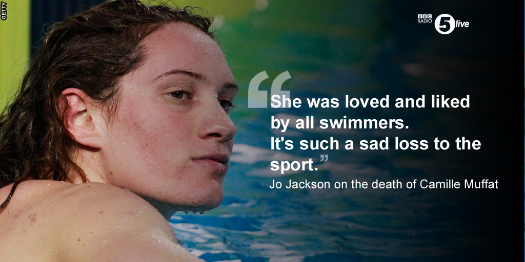 'She was such a talented athlete'

British swimmer Jo Jackson reacts to the death of Camille Muffat