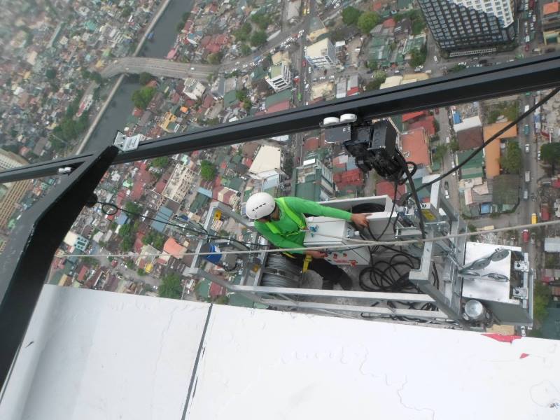 FBAGomyl's tweet photo. This building is 280m high and the powered platform has been designed and manufactured by FBA Gomyl GmbH + Monorail. http://t.co/5tukjnxgYw
