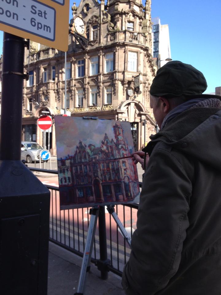 RileyNick's tweet photo. #stephenboweroo Stumbled into Stephen today, #soul of creative Liverpool, architecture worth painting @7streets http://t.co/iBjCOFKEBG