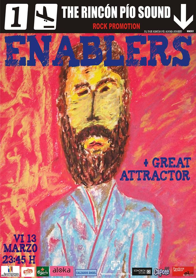 QueHacerDB's tweet photo. Viernes 13 Marzo
Concierto Enablers + @GreatAttractor_
The Rincon Pio Sound 23.45h http://t.co/GSWtq3afQ8
